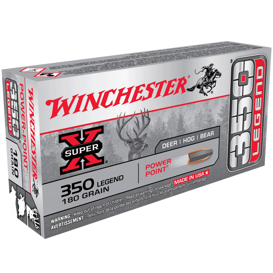WIN038-WINCHESTER SUPER X 350 LEGEND 180GR PP 20RNDS