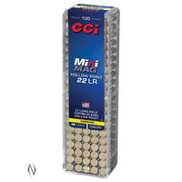 NIO027-CCI MINI MAG HP 22LR 36GR CP HP 1260FPS 100RNDS