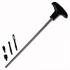 NIO4006-HOPPES BENCHREST CLEANING ROD JAGS SLOTTED END SS UNIVERSAL PISTOL