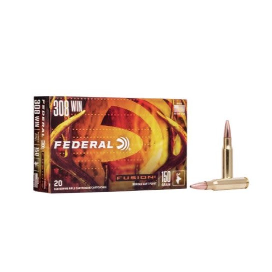 NIO3040-FEDERAL FUSION 308 WIN 150GR BONDED SP 20RNDS