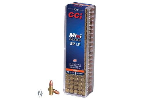 CCI MINI MAG 22LR 40GR CPRN 1235FPS 100RNDS (NIO029) 