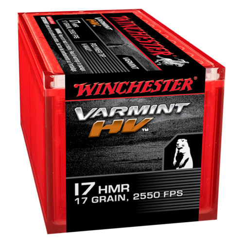 WIN024-WINCHESTER VARMINT HV 17HMR 17GR 2550FPS 50RNDS 