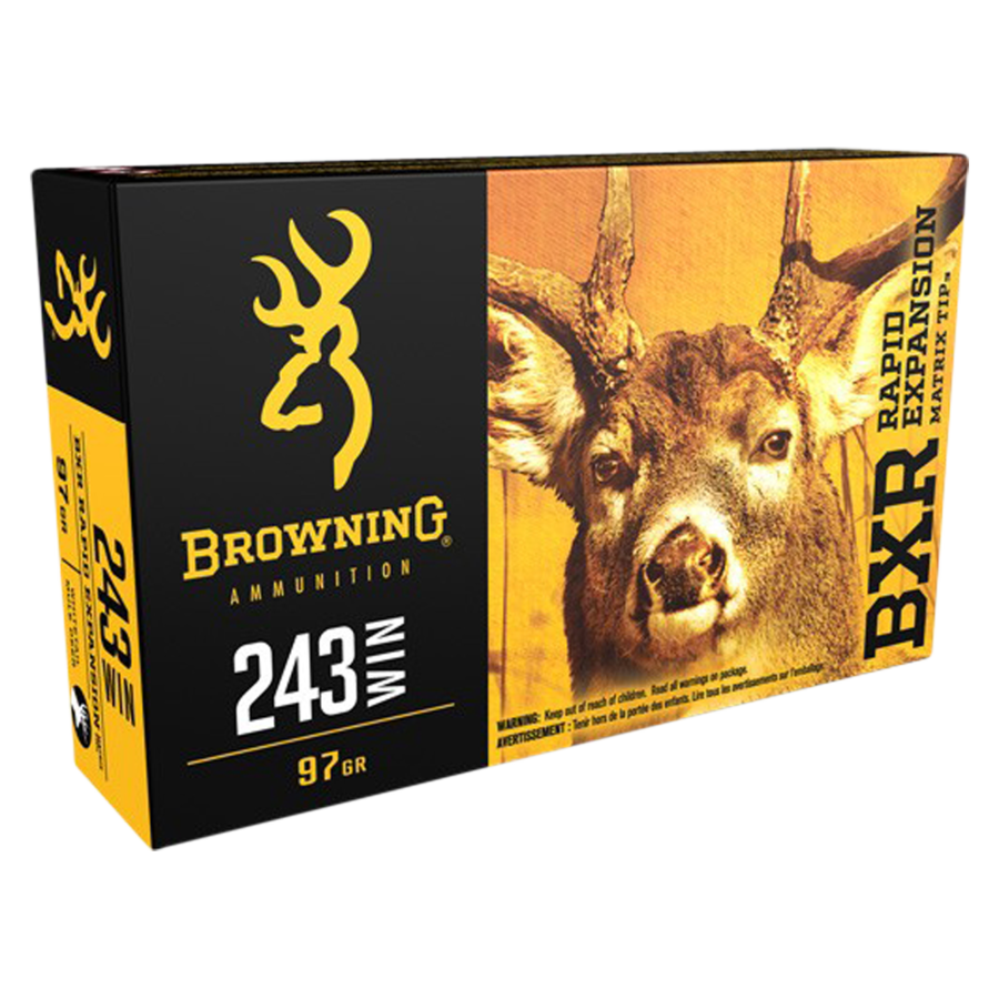 WIN1128-BROWNING BXR 243 WIN 97GR REMT 20RNDS