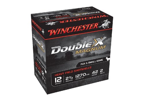 WINCHESTER DOUBLE X MAGNUM 12G 42GM 70MM #2 1270FPS 25RNDS (WIN264) 