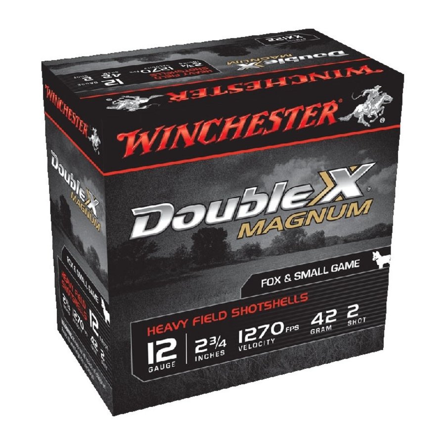WINCHESTER DOUBLE X MAGNUM 12G 42GM 70MM #2 1270FPS 25RNDS (WIN264)