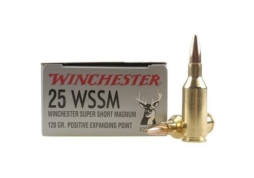 WIN778-WINCHESTER SUPER X 25 WSSM 120GR POSITIVE EXPANDING POINT 20RNDS 