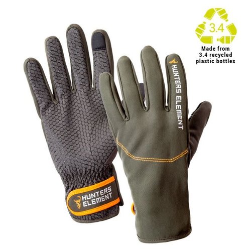 HUNTERS ELEMENT LEGACY GLOVES GREY/GREEN 