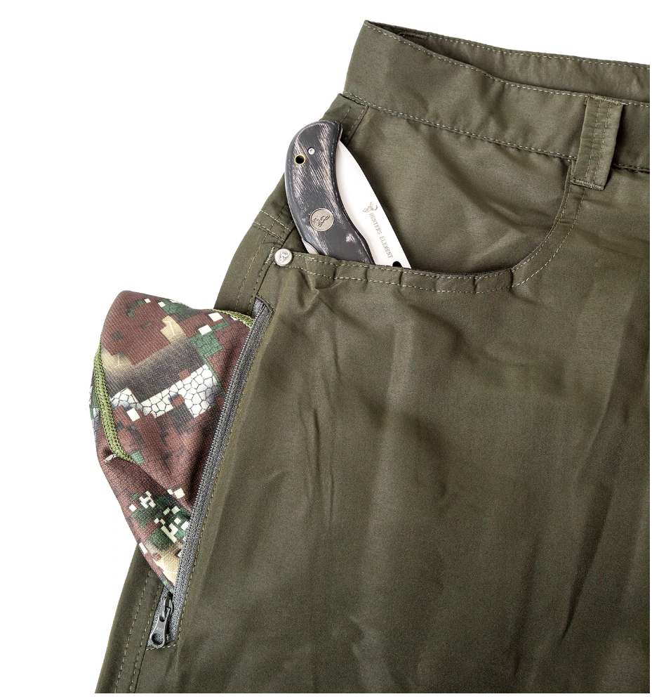 HUNTERS ELEMENT CRUX SHORTS FOREST GREEN - Gunco Sports