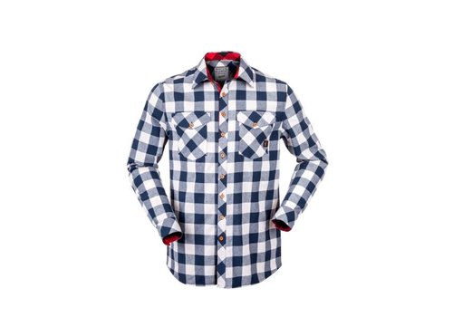 HUNTERS ELEMENT HUXLEY SHIRT NAVY PLAID 