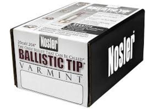 NIO1431-NOSLER BALLISTIC TIP VARMINT 204 SPITZER 40GR 100P # 52111 
