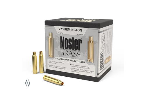 NIO1728-UNPRIMED CASES- NOSLER 223 REM 50P #10070 