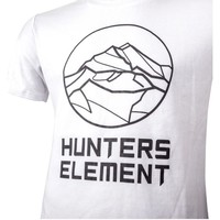 HUNTERS ELEMENT MOUNT TEE WHITE