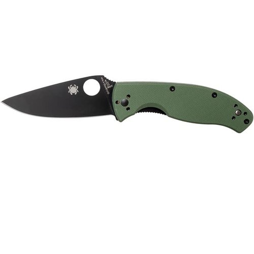MOA019-KNIFE-SPYDERCO TENACIOUS GREEN BLACK 