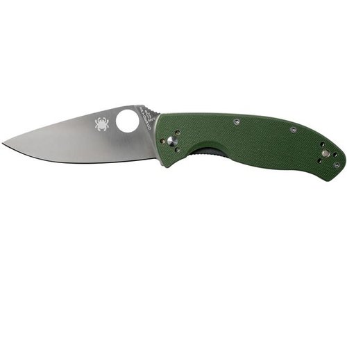MOA020-KNIFE-SPYDERCO TENACIOUS GREEN SATIN 