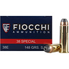 Fiocchi TAS009-FIOCCHI 38 SPECIAL 148GR SJ HP 50RNDS