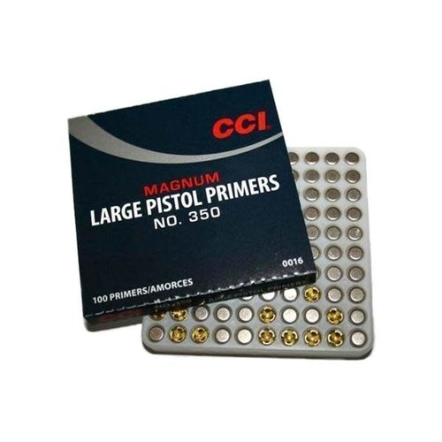 NIO696-PRIMERS-CCI 350 LARGE PISTOL MAGNUM 100P 