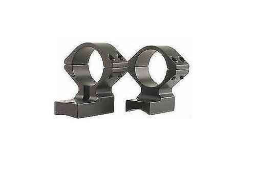 SJS263-RINGS-TALLEY 1" MED ALLOY BLACK LIGHTWEIGHT REM 700-721-722-725-40X, SAUER 100, 101, BERGARA B14, MAUSER M18 