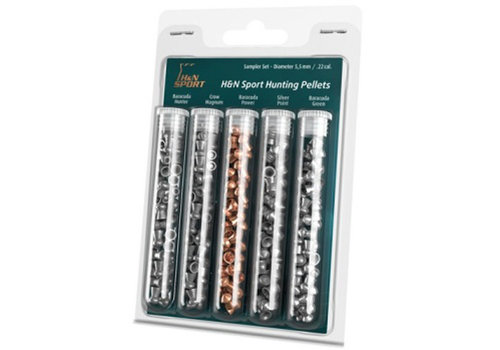 ALC290-PELLETS-H&N SAMPLER PACK .22 PELLETS 