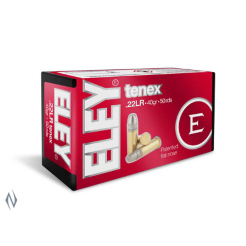 NIO096-ELEY TENEX 22LR 40GR 1085FPS 50RNDS 