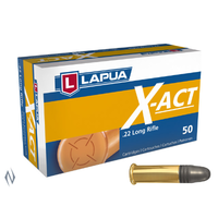 LAPUA X-ACT 22LR 40GR 1073FPS 50RNDS (NIO102)