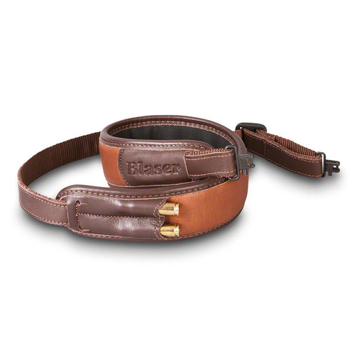 OSA022-BLASER RIFLE SLING LEATHER BROWN 