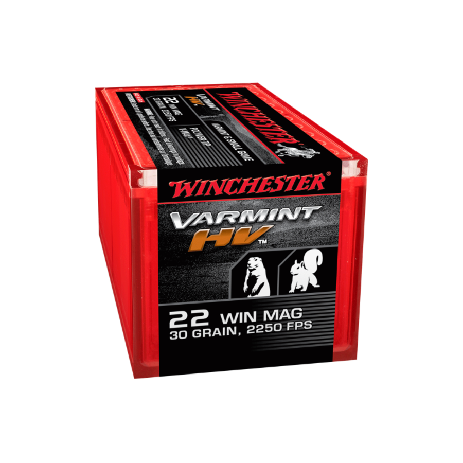 WIN1185-WINCHESTER VARMINT HV 22WMR 30GR VMAX 50RD