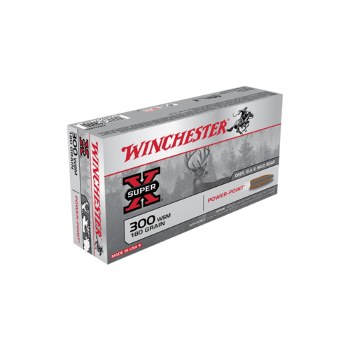 WIN1187-WINCHESTER SUPER X 300WSM 180GR PP 20RD 