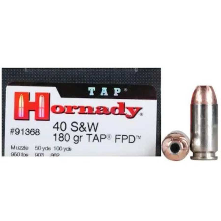 OSA2584-HORNADY TAP 40 S&W 180GR FPD 20RNDS