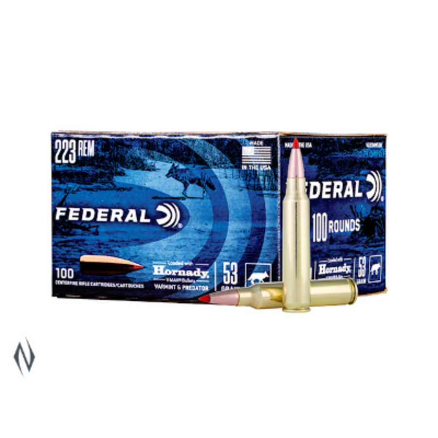 NIO1041-FEDERAL 223 REM 53GR VMAX 100RNDS