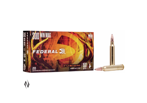 NIO3043-FEDERAL FUSION 300 WIN MAG 150GR BONDED SP 20RNDS 