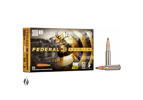 NIO105-FEDERAL PREMIUM  308 WIN 150GR NOSLER BALLISTIC TIP 20RNDS 