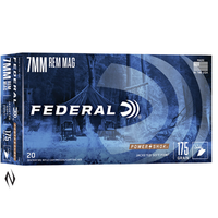 NIO088-FEDERAL POWER-SHOK 7MM REM MAG 175GR SP 20RNDS