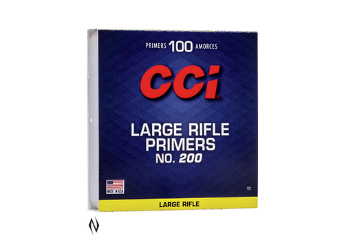 NIO1381-PRIMERS-CCI NO. 200  LARGE RIFLE 100P 
