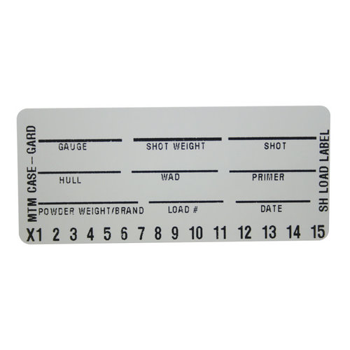 MTM SHOTSHELL 50 LOAD LABELS (OSA825) 