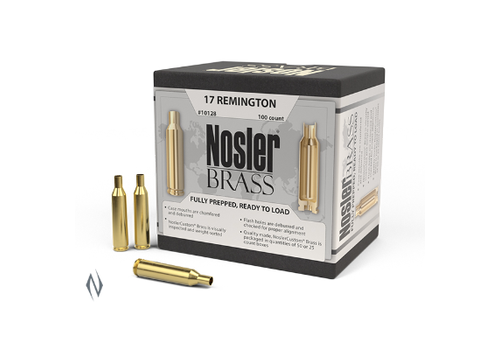 NIO1450-NOSLER CUSTOM BRASS 17 REM 100PK 