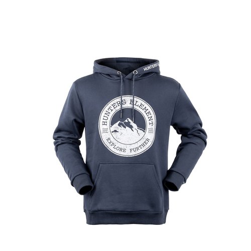 HUNTERS ELEMENT MOUNTAINSCAPE HOODIE NAVY 