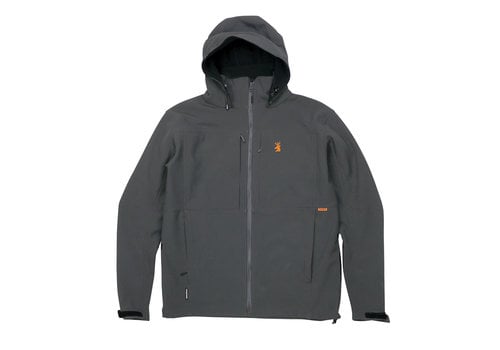 SPIKA HIGHPOINT SOFT SHELL JACKET MENS-CHARCOAL 