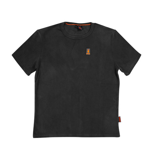 SPIKA ALPINE FLEECE T-SHIRT MENS-BLACK 
