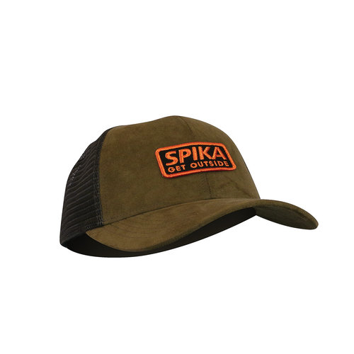 ANC593-SPIKA GO CASUAL TRUCKER CAP ADULT-BROWN 