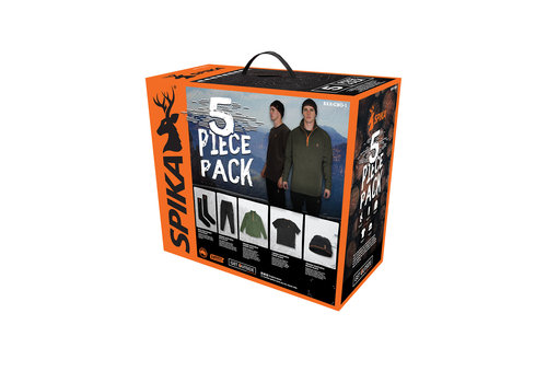 SPIKA 5 PIECE BOX PACK MENS-OLIVE 