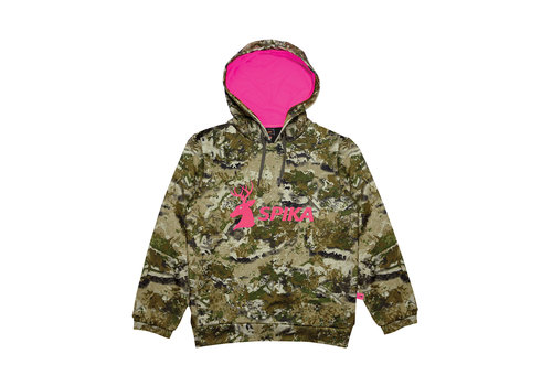 SPIKA GO CLASSIC HOODIE GIRLS-BIARRI CAMO 