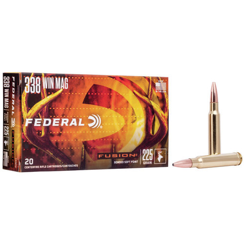 NIO1582-FEDERAL 338 WIN MAG 225GR FUSION 20RNDS 