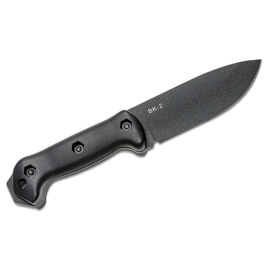 AOS003- KA-BAR BK2 BECKER CAMPANION, BLACK HARD PLASTIC SHEATH, STRAIGHT EDGE