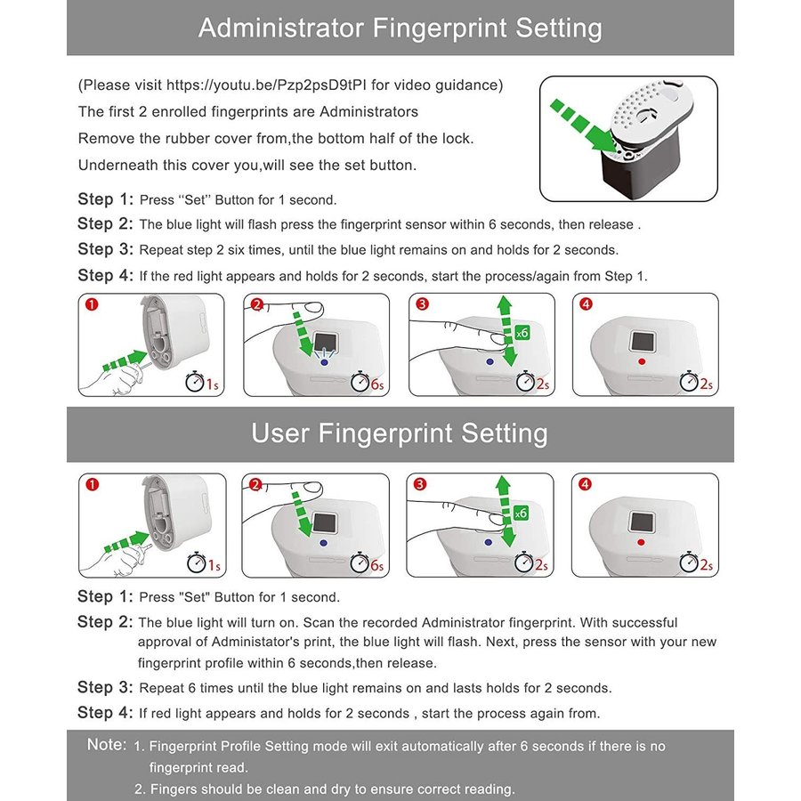 XHU003-EPICSHOT TRIGGER LOCK FOR RIFLE PISTOL HANDGUN SHOTGUN - BIOMETRIC FINGERPRINT #ES00579