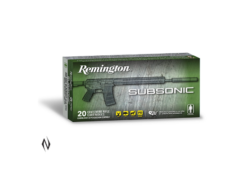 NIO1760-REMINGTON 300 AAC BLACKOUT 220GR OTFB SUBSONIC 20RNDS 