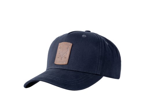 HUE966-HUNTERS ELEMENT RED STAG CAP NAVY 