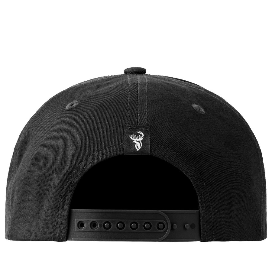 HUE978-HUNTERS ELEMENT OTAGO CAP BLACK