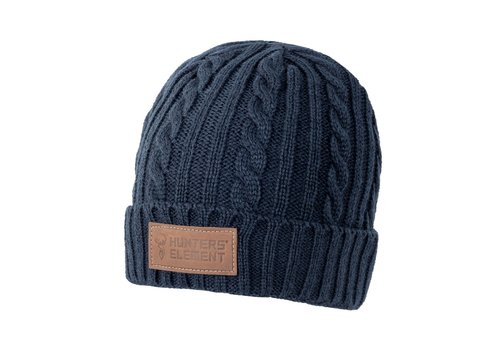 HUE984-HUNTERS ELEMENT LINE BEANIE NAVY 