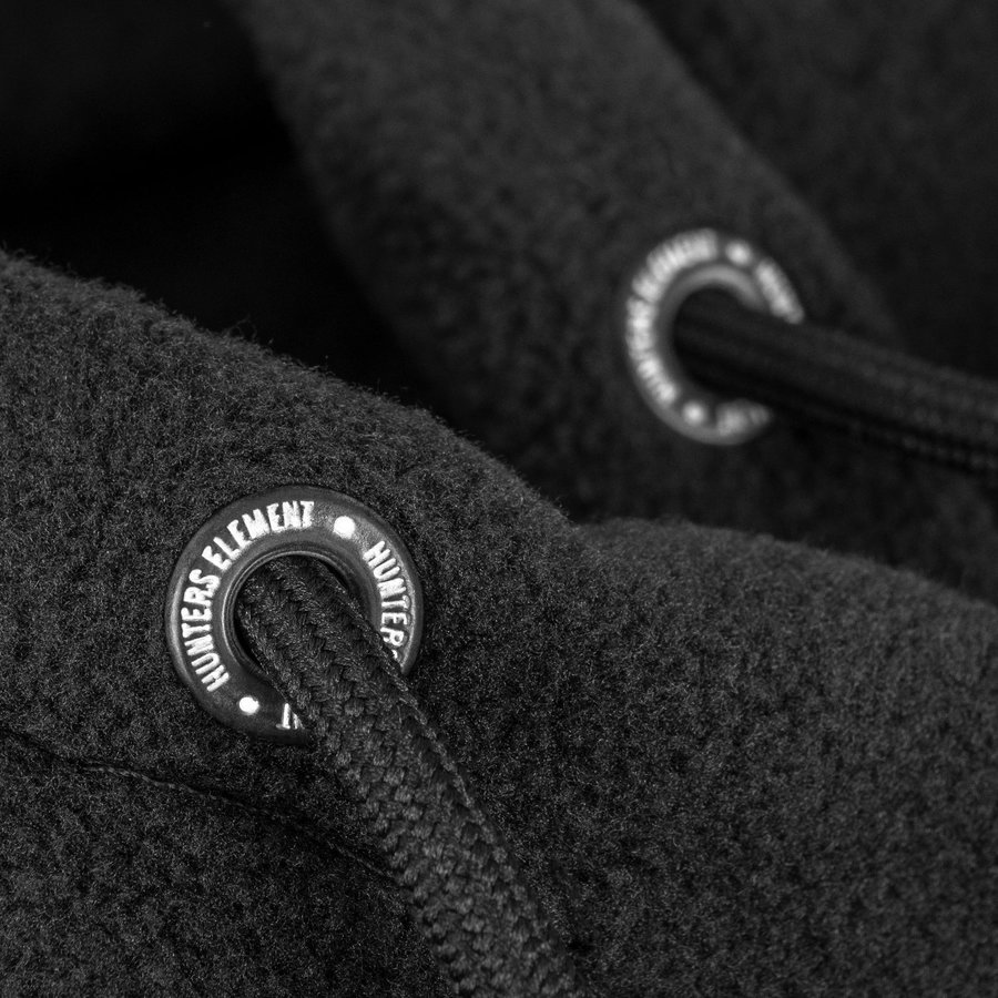 HUNTERS ELEMENT AMBLE FLEECE HOODIE BLACK