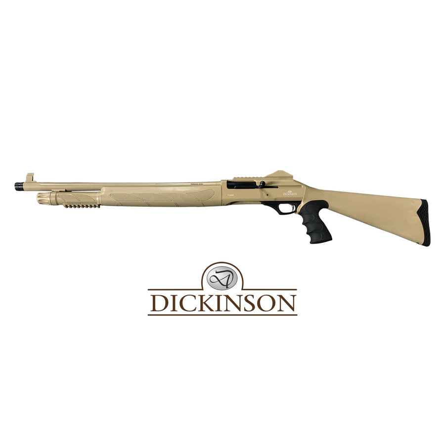 SJS325-LEFT HAND-DICKINSON T1000 NEW SYNTHETIC TACTICAL 12G TAN 20" MC 6+1